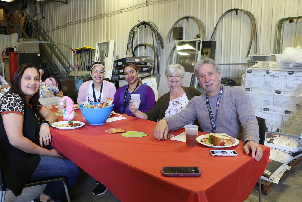 Transportation team at luncheon