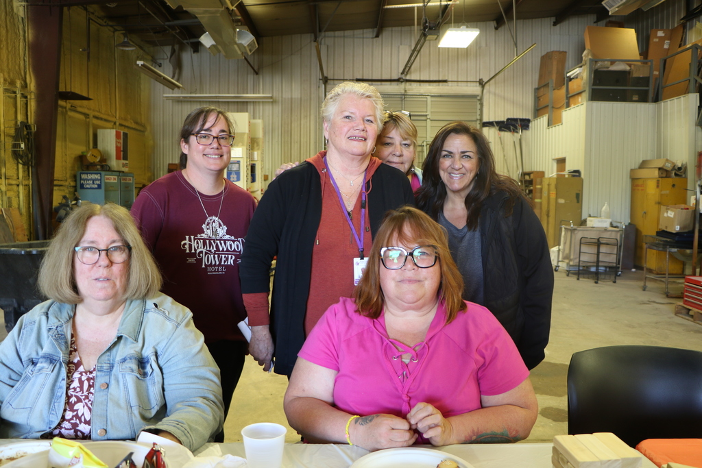 Transportation team at luncheon