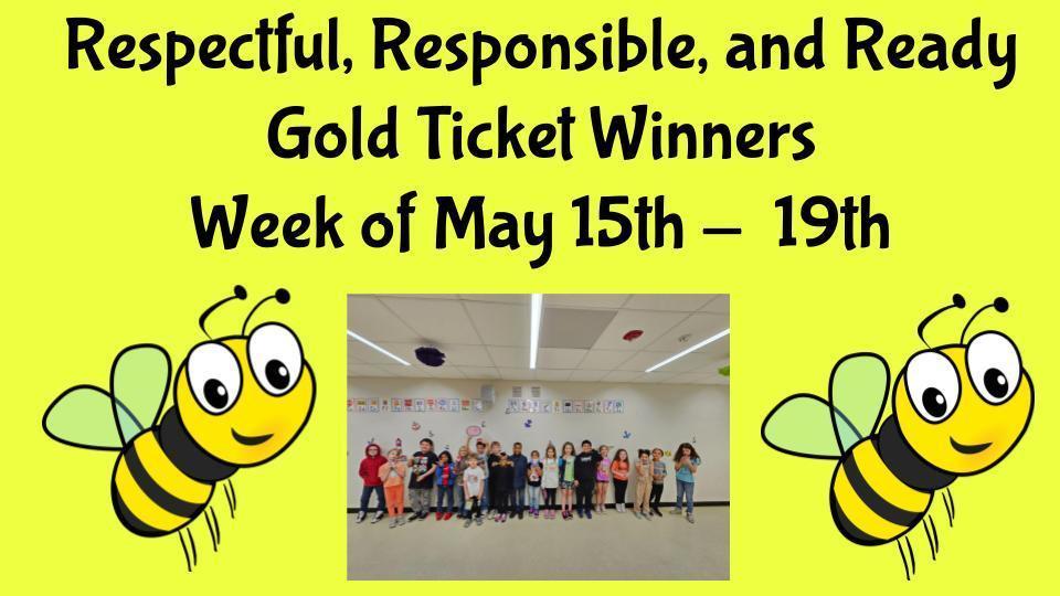 Gold Ticket Winners