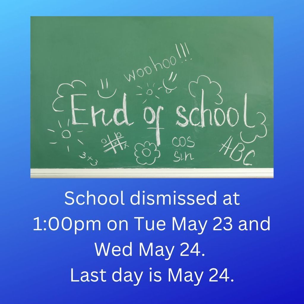 1:00 Dismissal