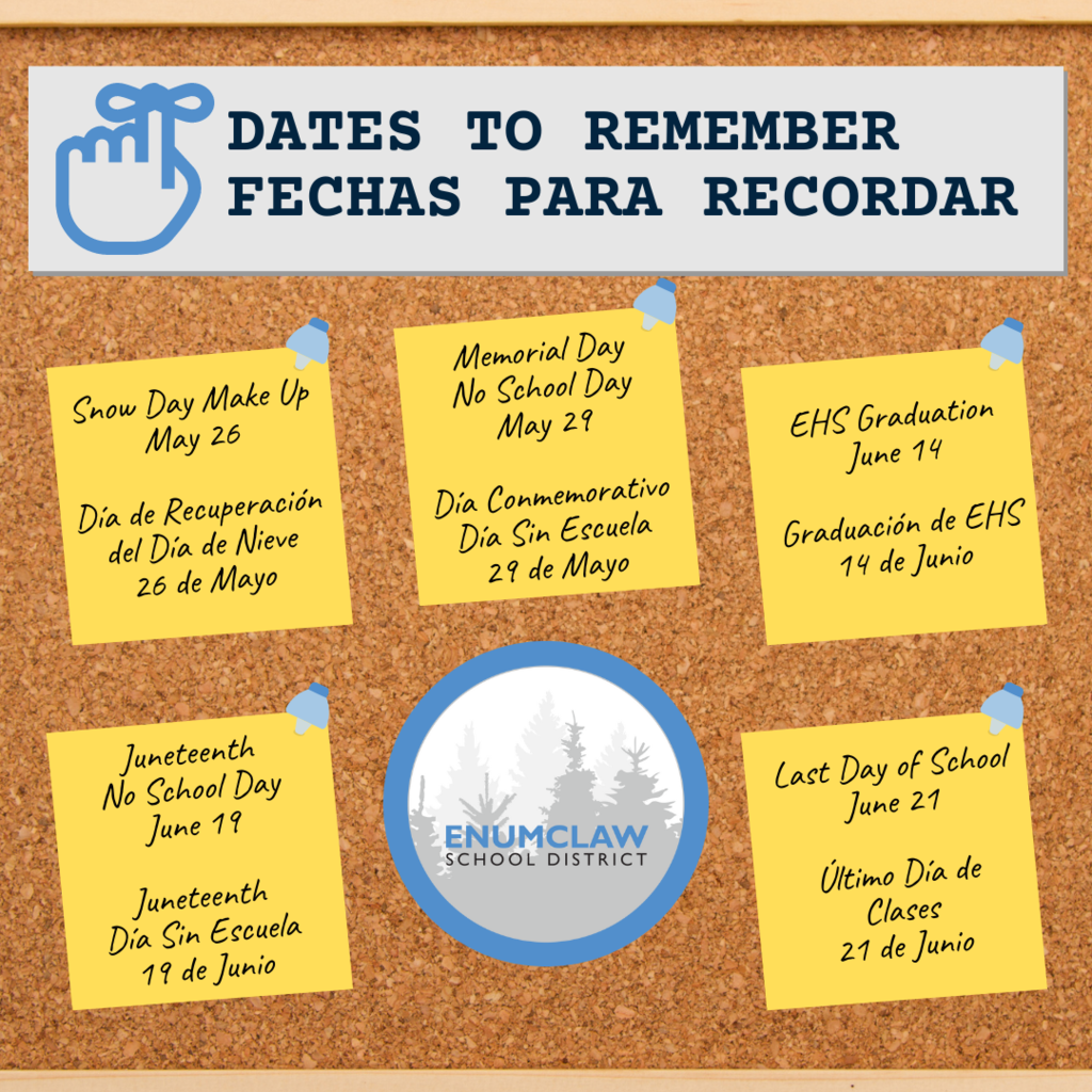 Dates to Remember