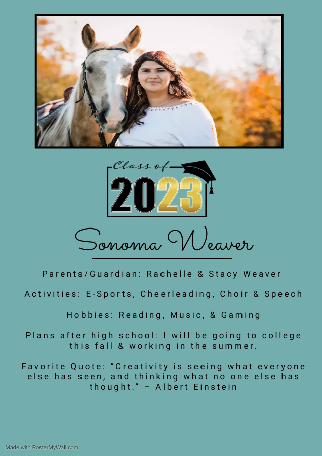 2023 Waubun Senior: Sonoma Weaver