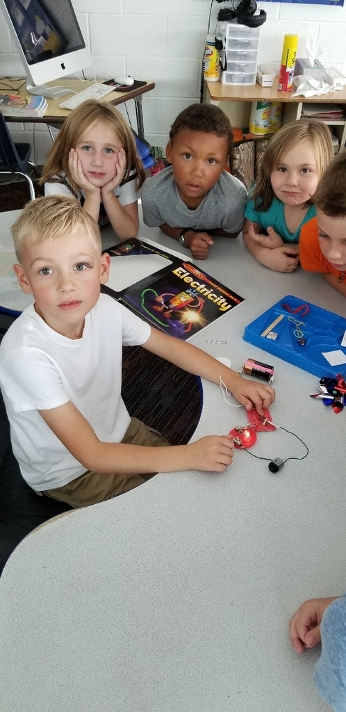 first grade was learning about electricity Friday in Science class!