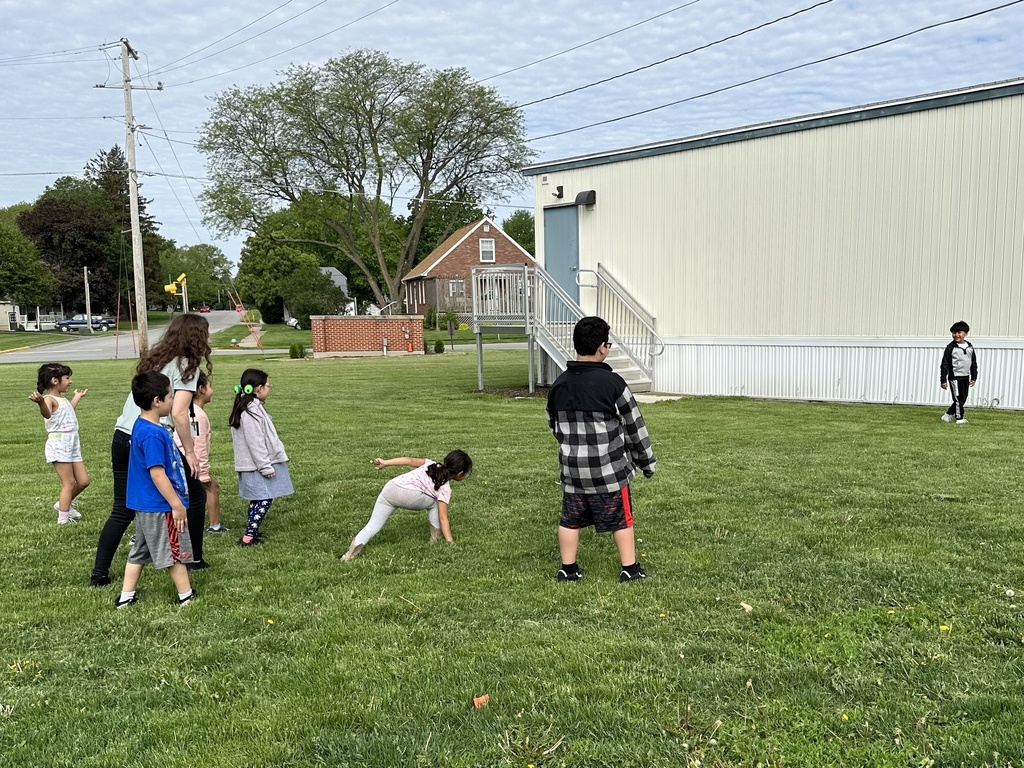 ELL Students playing outside