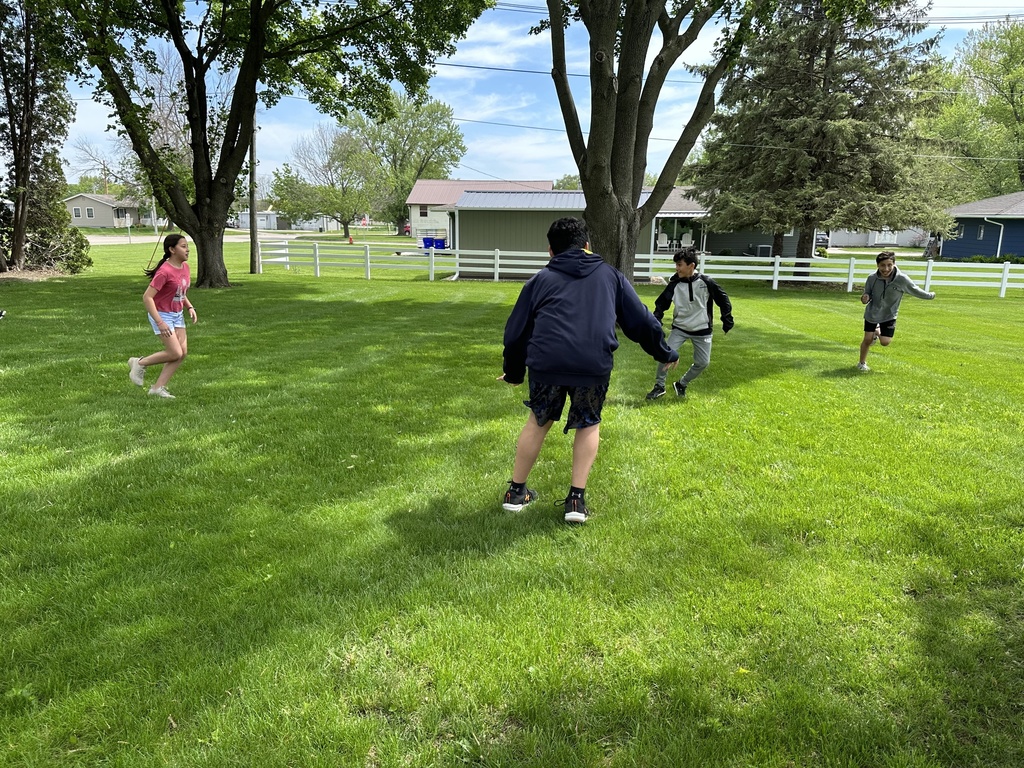 ELL Students playing outside
