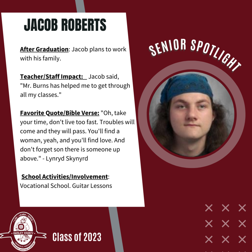 Senior Spotlight-Jacob Roberts