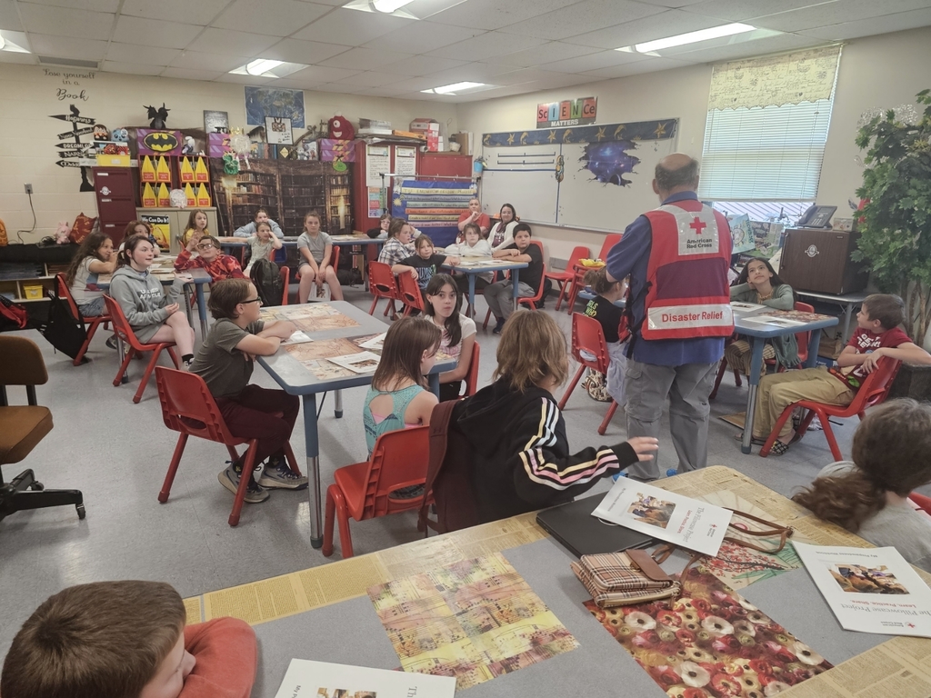 red cross classroom visit