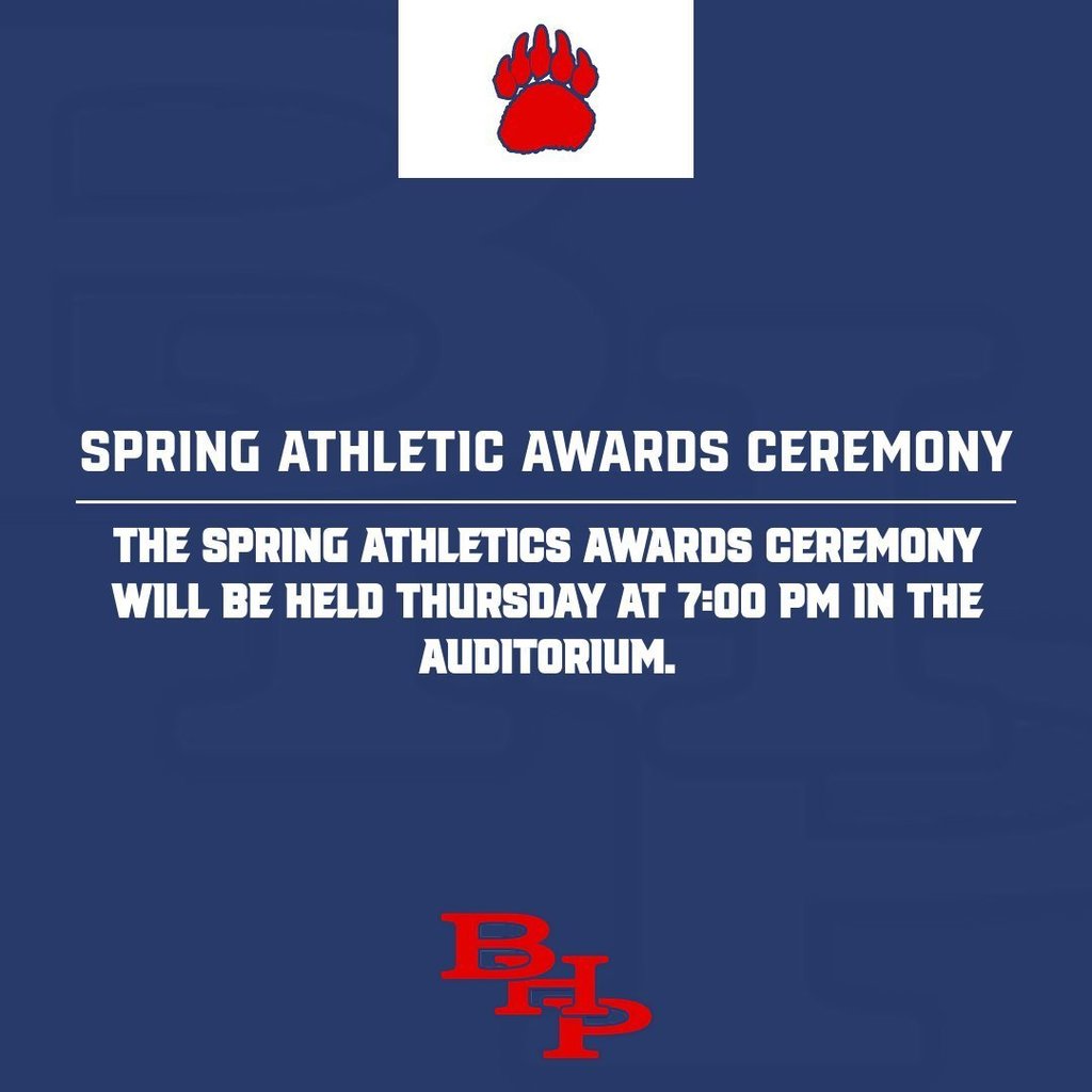 Spring Athletics Awards Ceremony