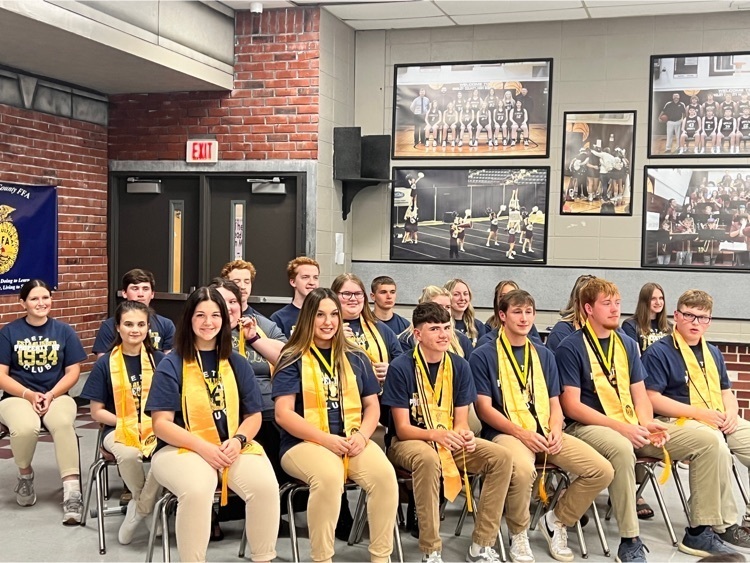 OCHS Beta induction ceremony of new members and recognition of senior members.