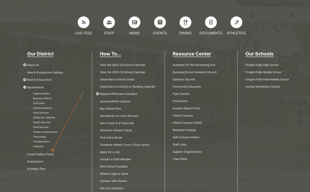 school safety portal