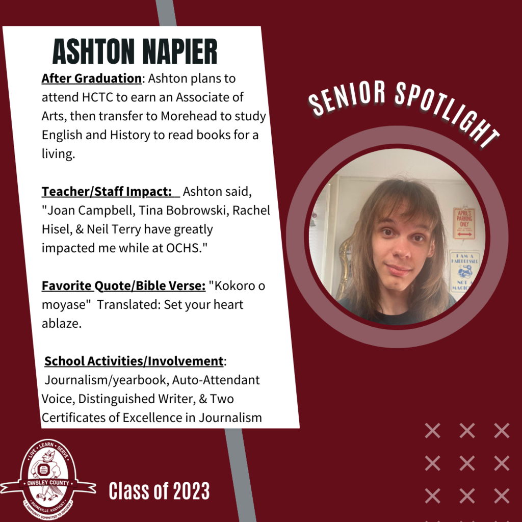 Senior Spotlight-Ashton Napier