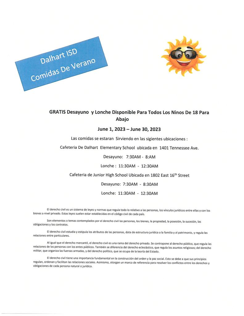 summer feeding spanish