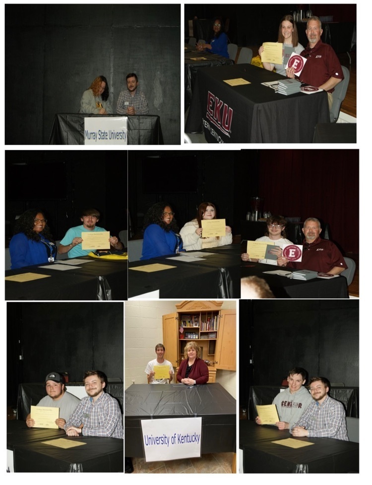 Congratulations to the Owsley County High School 2023 seniors on making their commitment on Senior Signing Day. Good luck and best wishes to all as they will graduate on Saturday! Photo credits to Erinn Caudill