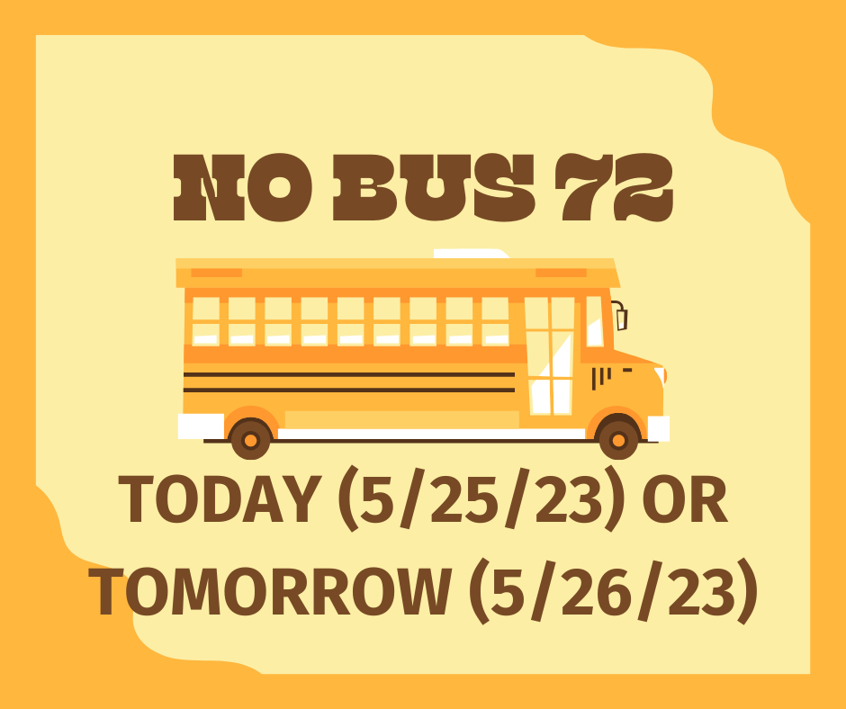No Bus 72