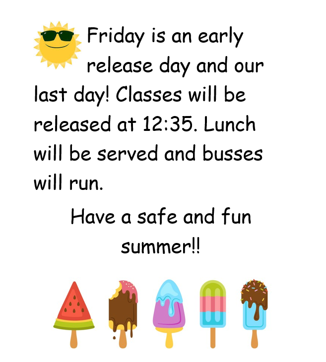 School is out for summer!