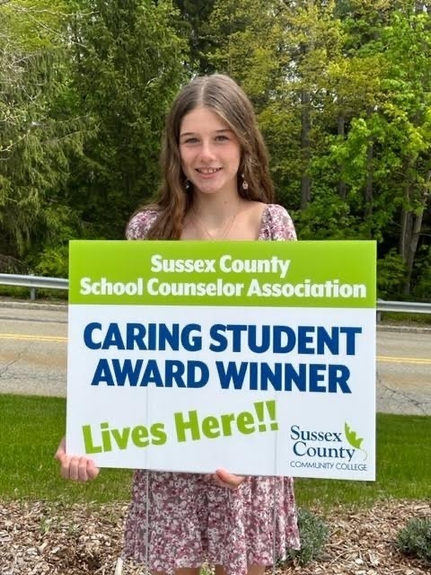 Caring Award recipient 