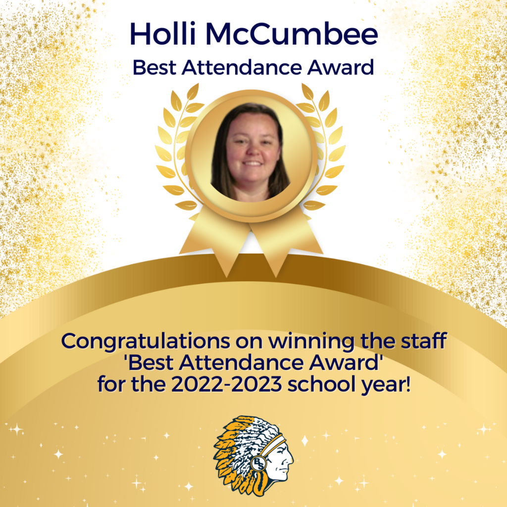 Holli McCumbee is the recipient of the 2022-2023 'Best Attendance Award'. She received a tremendous prize basket from Hope Community Church. Holli teaches Driver's Ed, Health, and Dance at Berkeley Springs High School. She is a true asset to our school and community. THANK YOU & CONGRATS!