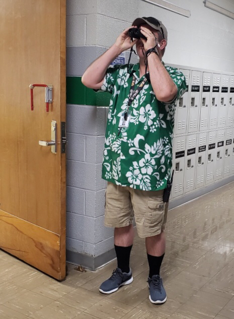 Checking out the sights 