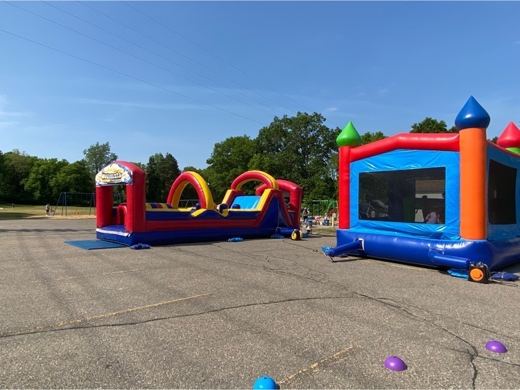 bounce houses