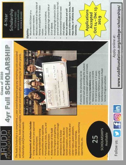 Rudd Scholarship