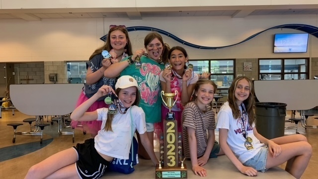 Winners of 6th grade boat regatta