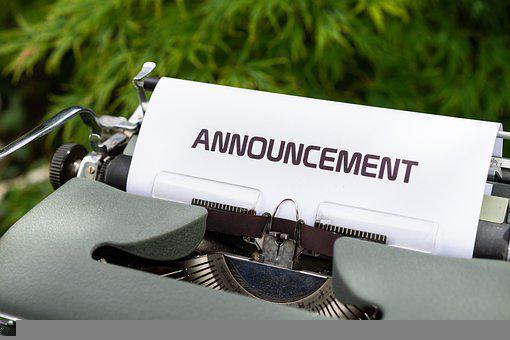 Announcements