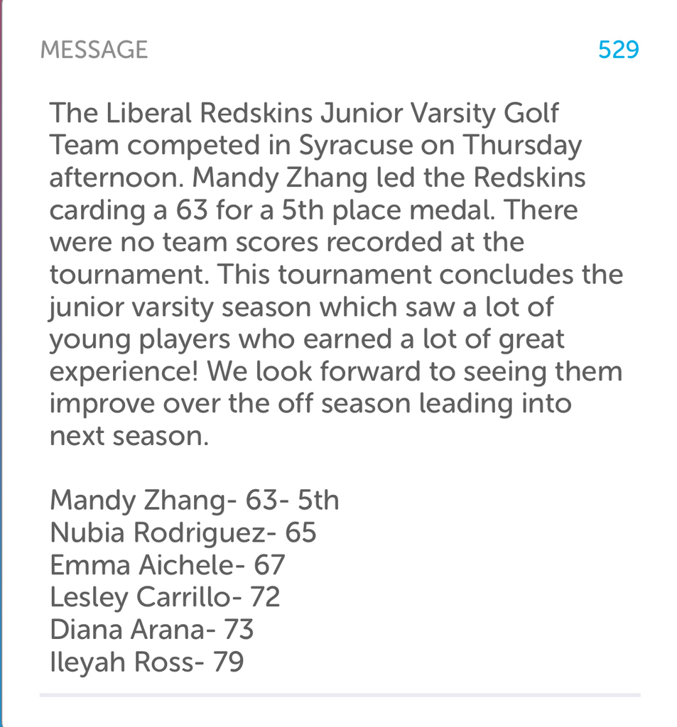 JV gold from Syracuse