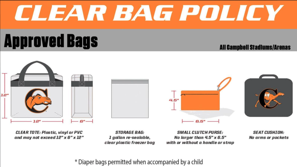 Clear Bag Policy for Graduation