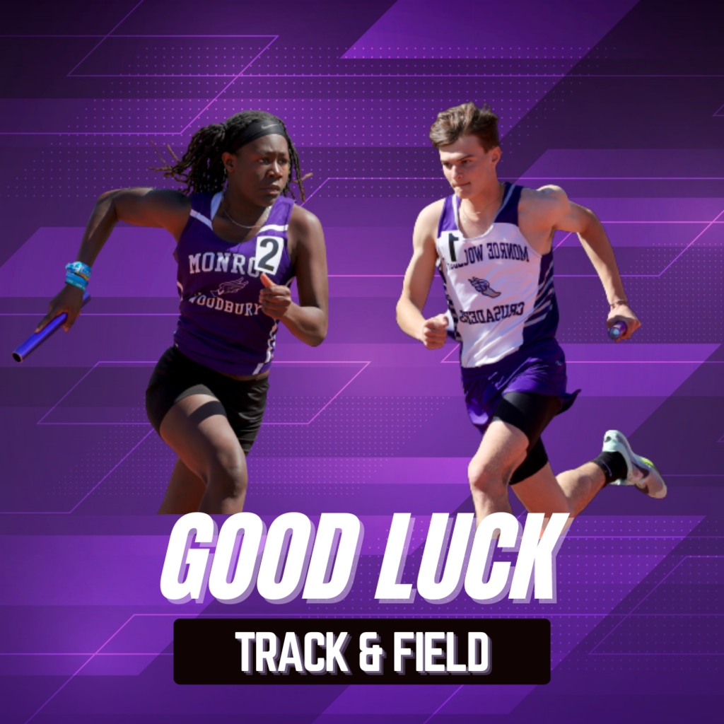 Wishing luck to Crusader Track & Field