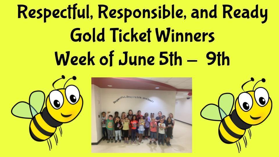 Gold Ticket Winners