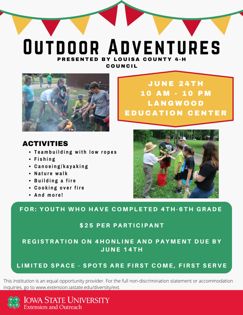 Outdoor Adventures through ISU Extension