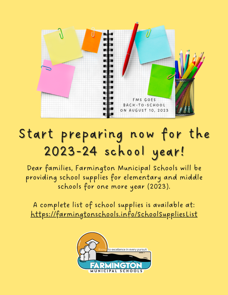 School supplies for 2023