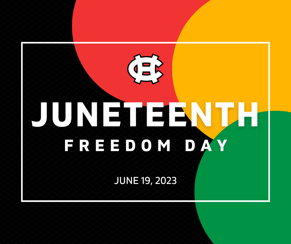 Monday, June 19, is a staff holiday. In honor of Juneteenth, some facilities will be closed. Baseball Camp and EDGE workouts continue as scheduled. Other summer camps will resume on Tuesday, June 20.