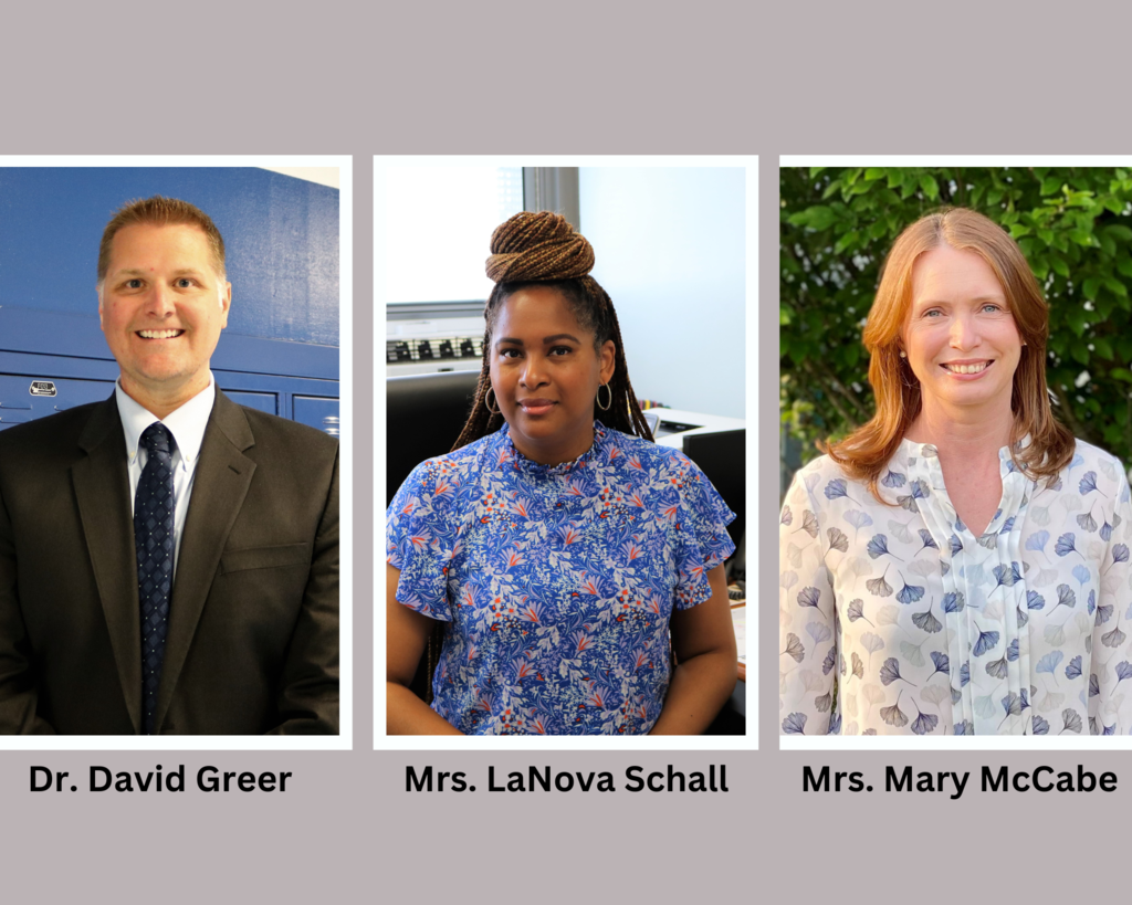 Photo Collage of David Greer, LaNova Schall, Mary McCabe