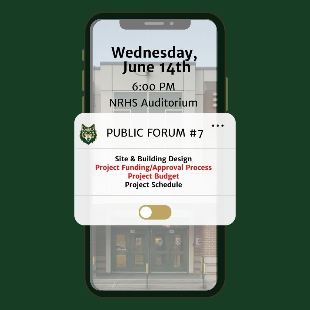 Public Forum #7 reminder
