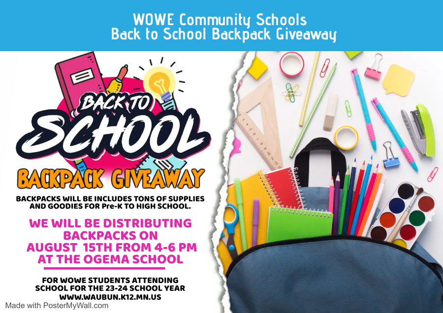 Backpack Giveaway