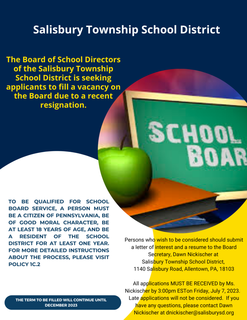 School Board Director Vacancy