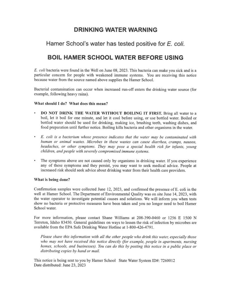 boil order