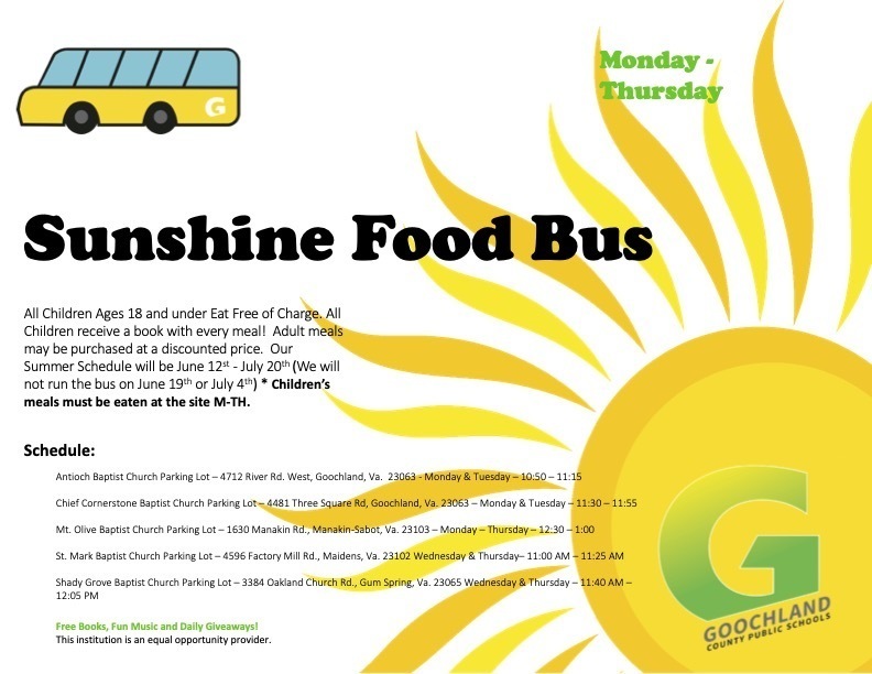 Sunshine Food Bus 2023