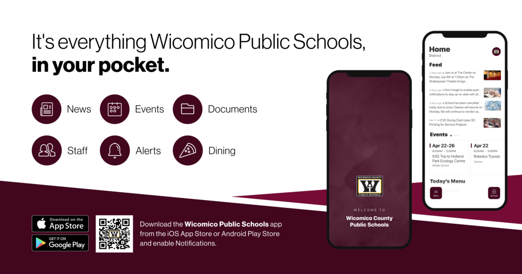 Wicomico Public Schools Launching New Mobile App and Website