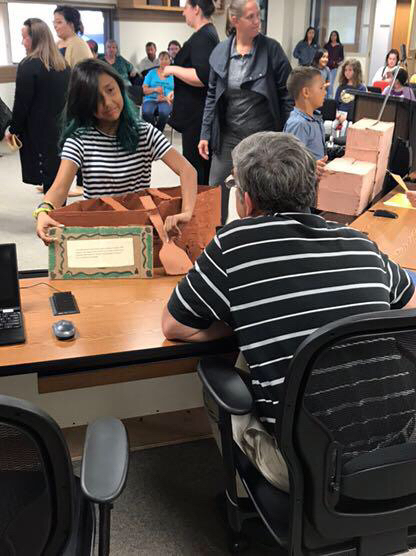 Native American canoe