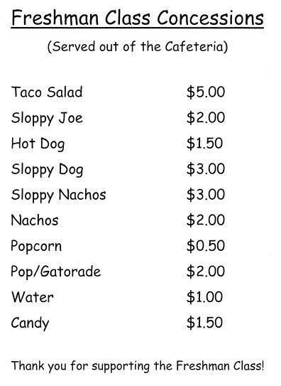 Oct. 8 Menu
