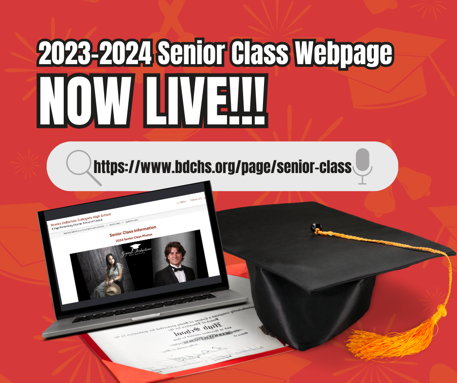 Senior Class Webpage Launch Announcement