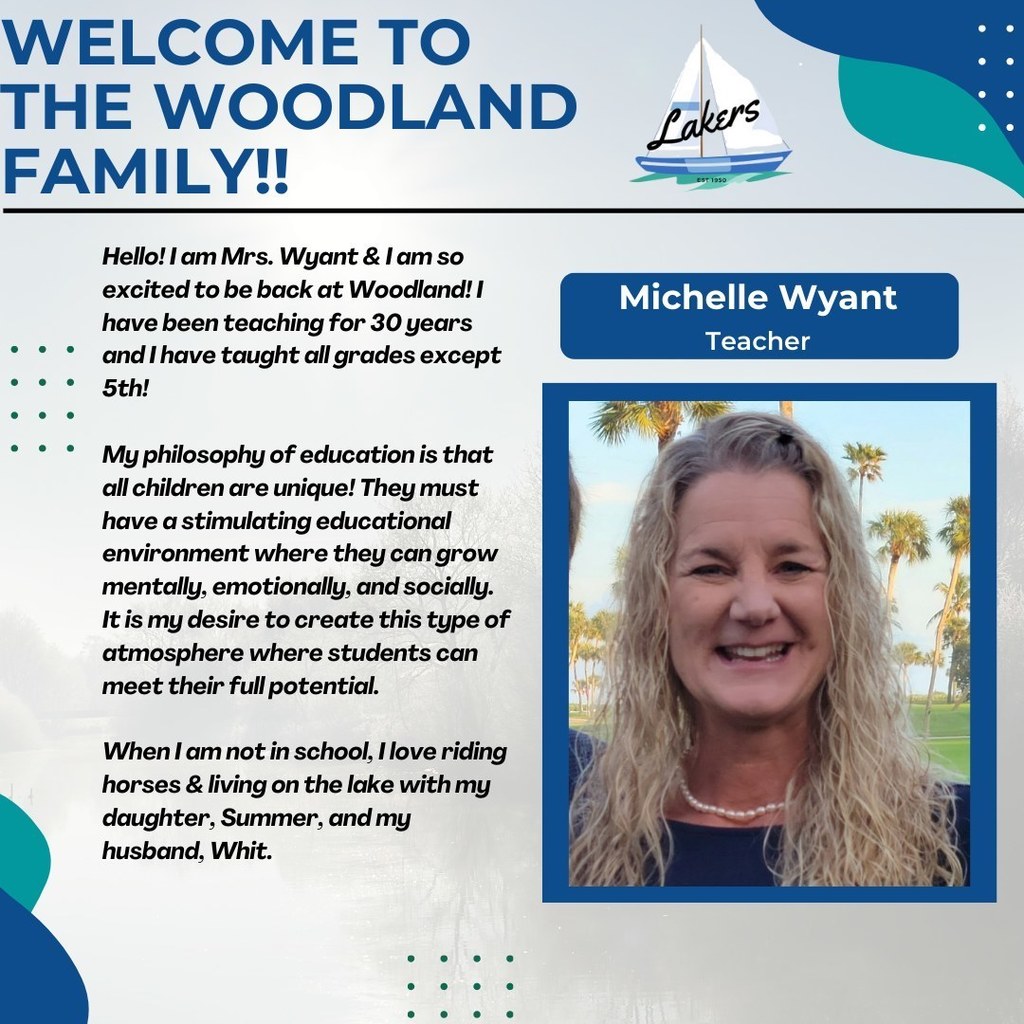 Welcome Mrs. Wyant