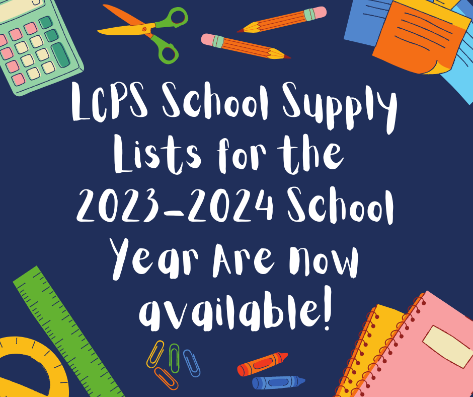 School Supply Lists 2023-2024