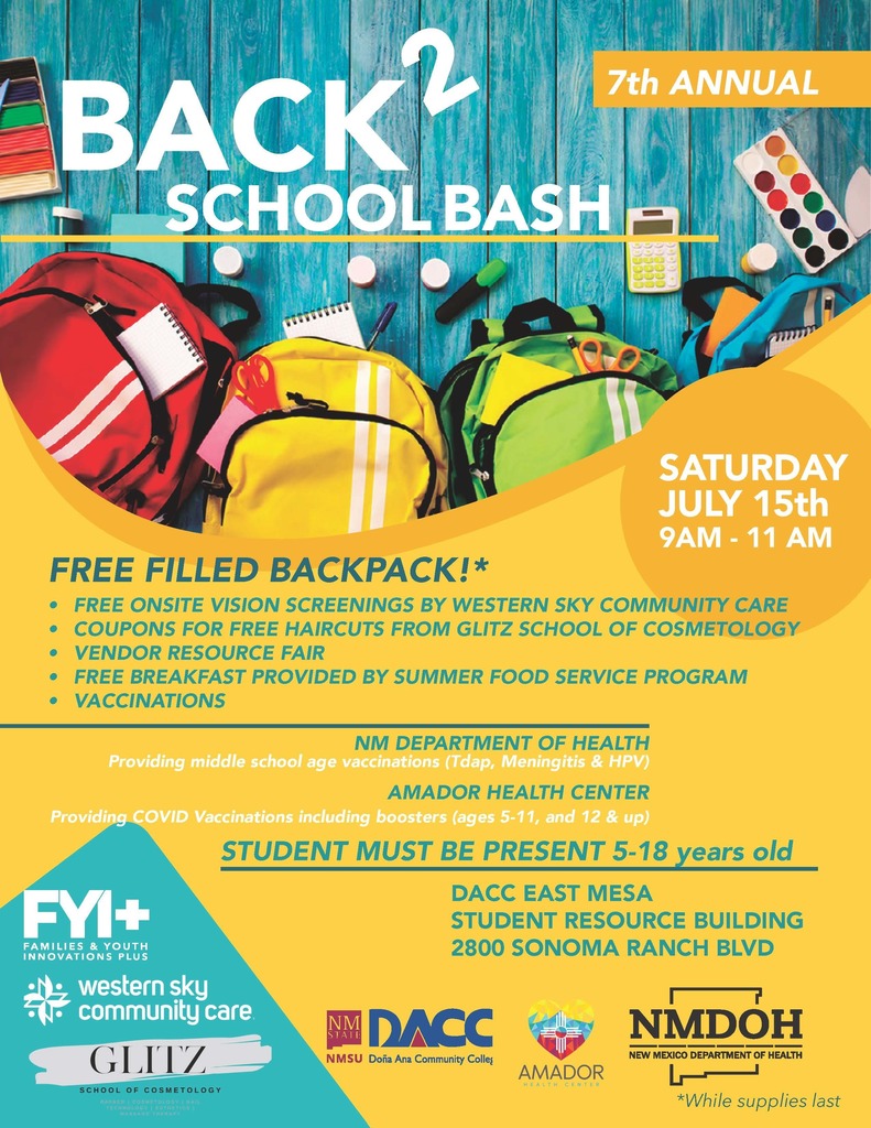 Back 2 School Bash!