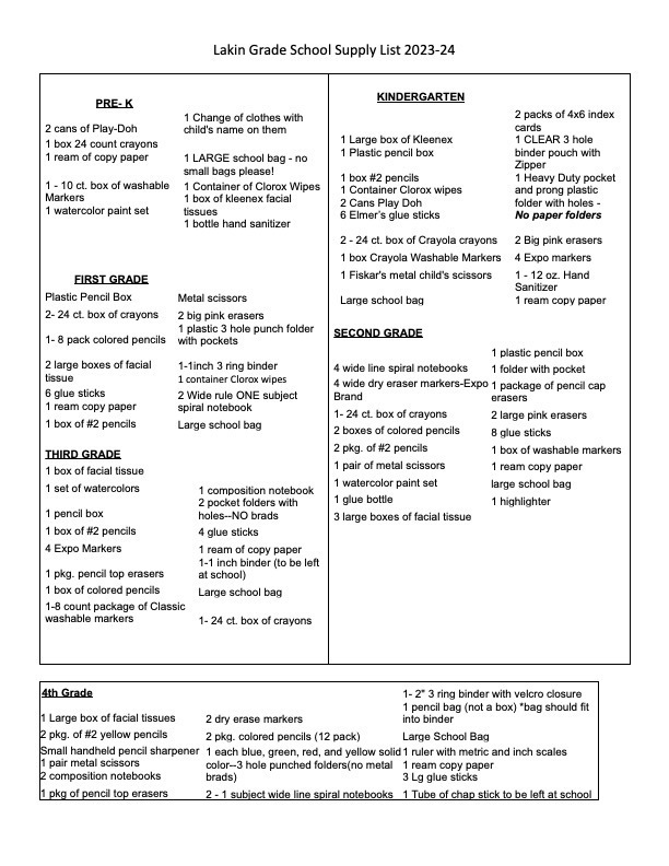 LGS Supply List 23-24
