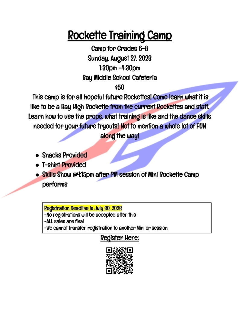 Rockette Training Camp Flyer