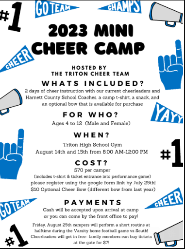 THS Mini Cheer Camp