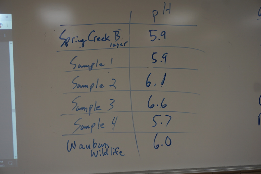 p.H levels 